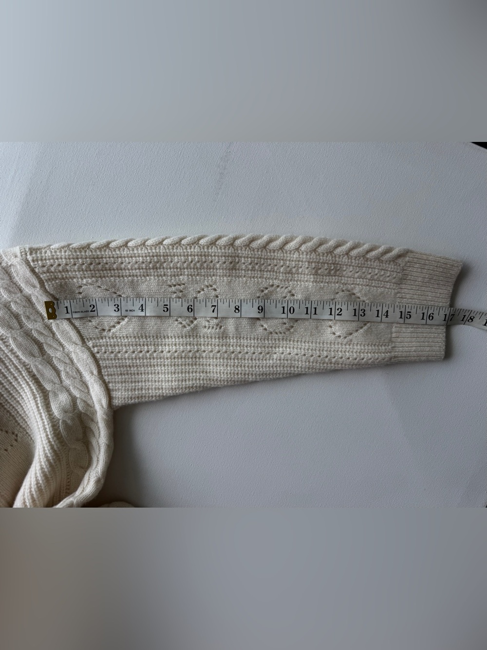 Sandro Erwan Long Cardigan-Coat with Pointelle Knit Size 2 - Picture 10 of 16